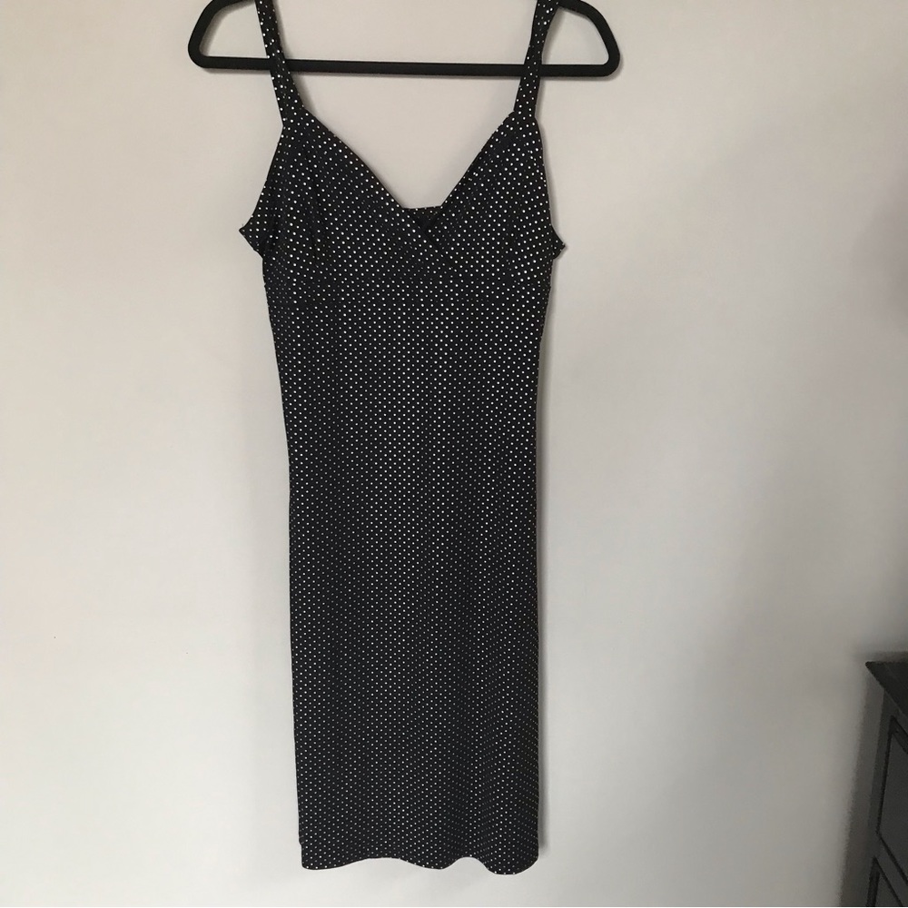 French girl polka dot dress